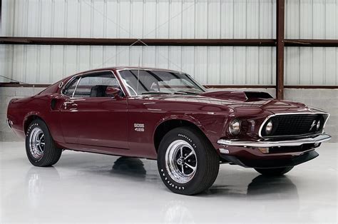 Of Fastback Ford Mustang Boss 429 Musclecar Red Mustang 429 Hd