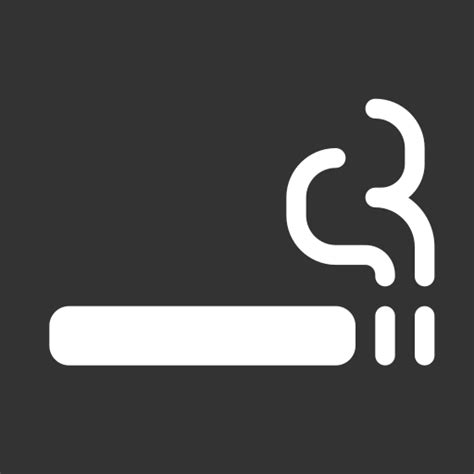 Le Tabagisme De La Fumée Cigarette Icônes Interface Utilisateur Et Gestes