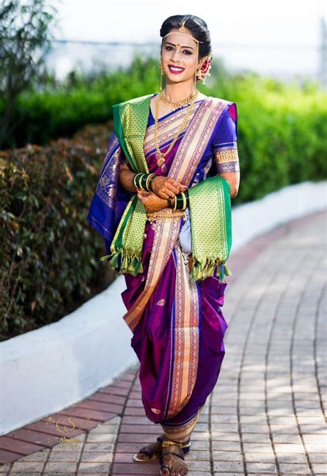 Timeless Nauvari Sarees For Stunning Maharashtrian Brides Nauvari Saree Maharashtrian Saree