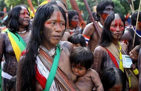 Amazon Tribes Gather At The World Social Forum In Belem Brazil Telegraph Rainforest People