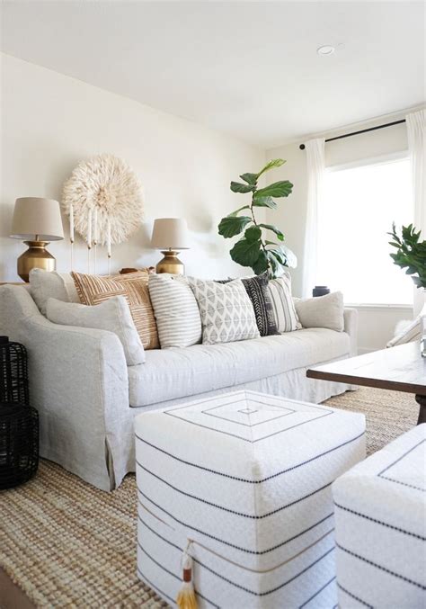 A Fresh Global Inspired Living Room Formal Living Room Decor White