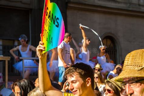 Pride Day Gay Parade In Budapest Hungary Editorial Stock Image