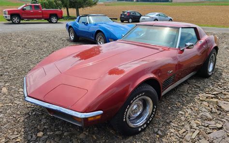 1972 Burgundy Corvette Stingray For Sale Hobby Car Corvettes
