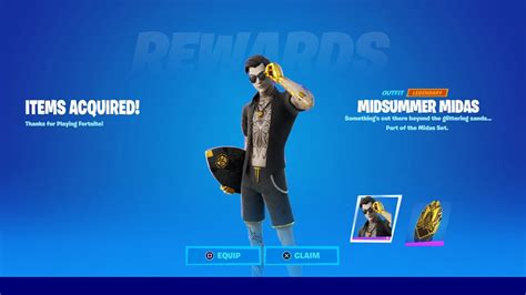 How To Get New Midsummer Midas Skin For Free In Fortnite Summer Midas