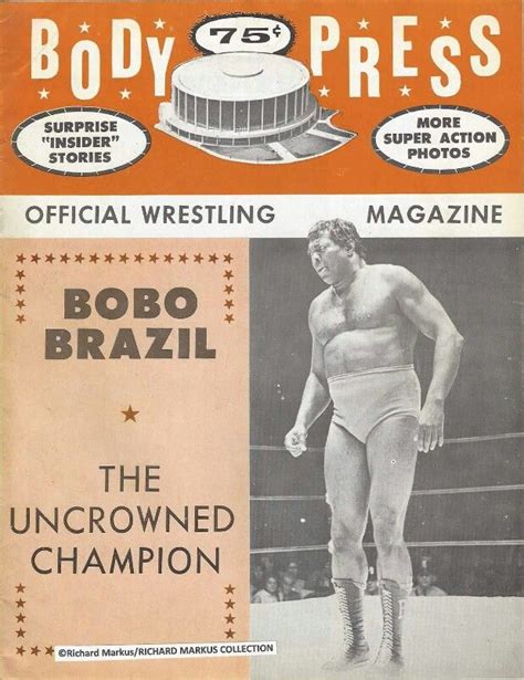 Cagematch » wrestlers database » bobo brazil jr. Body Press - Bobo Brazil | Bobo brazil, Pro wrestling ...