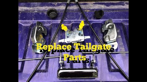 How To Replace Tailgate Latches Handles And Internal Parts F150 Youtube