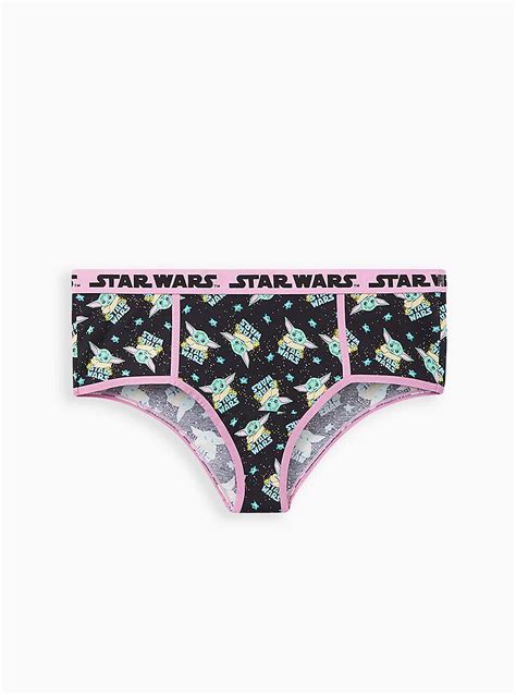 Torrid Star Wars Baby Yoda Black Pink Cheeky Panties New Ebay