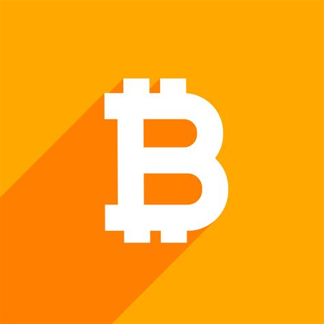 Bitcoin Symbol On Orange Background Download Free Vector Art Stock