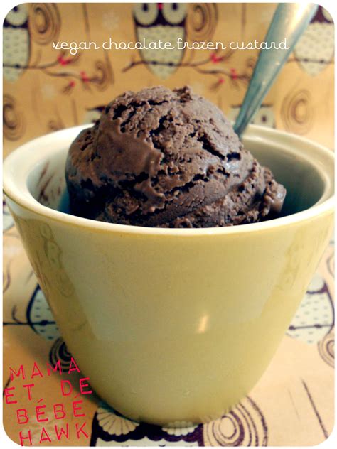 Stir with a whisk till all lumps are gone. Vegan Chocolate Frozen Custard with coconut milk/cream ...