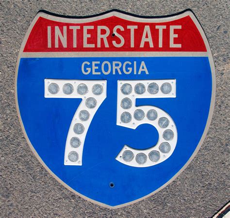 Georgia Interstate 75 Aaroads Shield Gallery