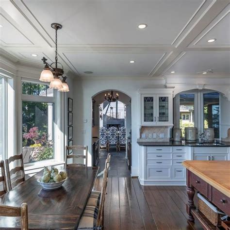 Price floors and price ceilings are similar in that both are forms of government pricing control. Low profile coffered ceiling in an open floor plan kitchen ...