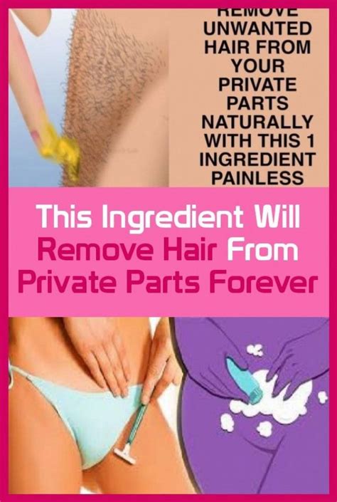 This Ingredient Removes Hair From The Forever Private Area