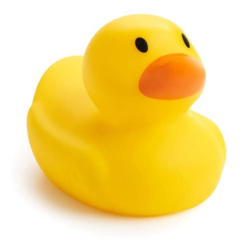 Munchkin Rubber Duck Bath Safety Toy White Hot Safety Disc Reveals