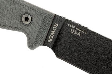 Esee Model 4 Black Blade Grey Handle 4p Ko Survival Knife Without