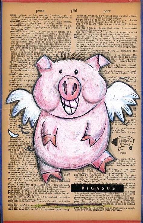 When Pigs Fly Drawing