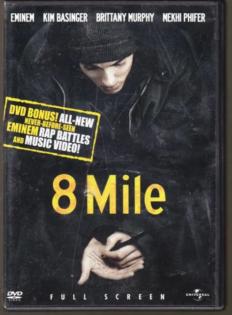 8 Mile Dvd Eminem Kim Basinger Brittany Murphy 150 Picclick