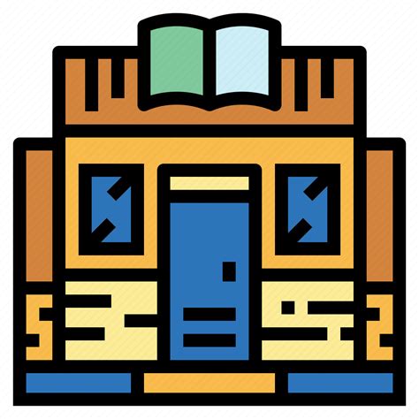 Bookstore Buildings Libraries Reading Icon Download On Iconfinder