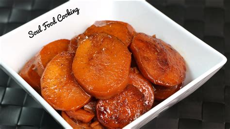 Remove from the oven and peel back the foil and stir the potatoes. Candied Yams Recipe | How to Make Soul Food Candied Yams ...