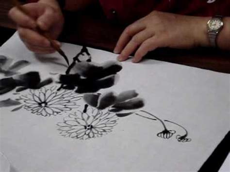 Chinese Painting Chrysanthemum For Beginners YouTube