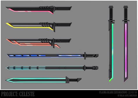 Artstation Plasma Swords Project Celeste