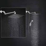 Lohner Rainfall Shower Head Kit With Hose Luxurious Stainless Steel A