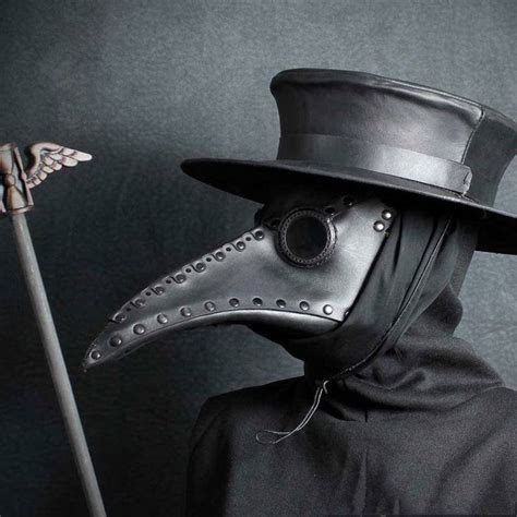 Plague Doctor Hat Etsy Black Plague Mask Plague Mask Plague Dr Mask