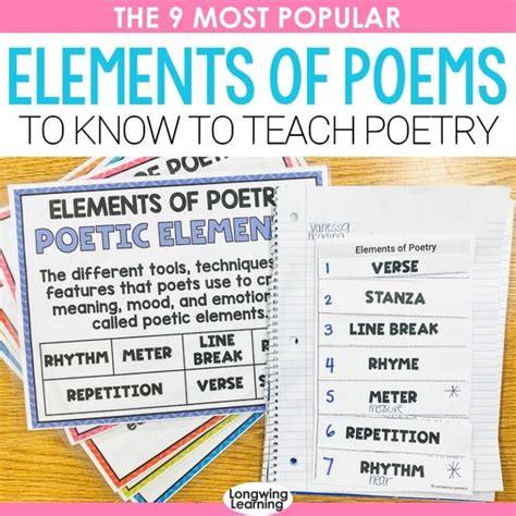 The 9 Popular Elements Of Poetry To Teach Poetry Longwing Learning