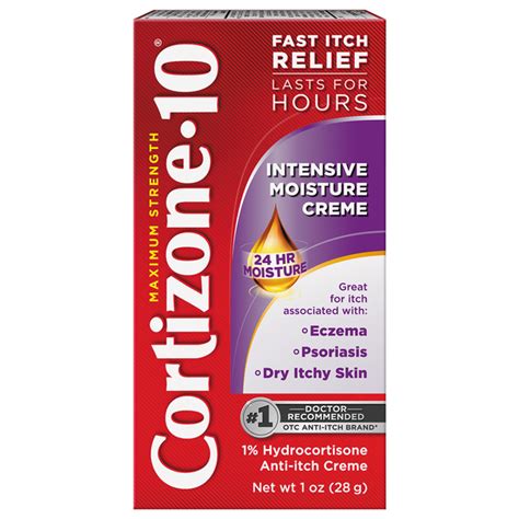 Save On Cortizone 10 Hydrocortisone Anti Itch Intensive Moisture Creme