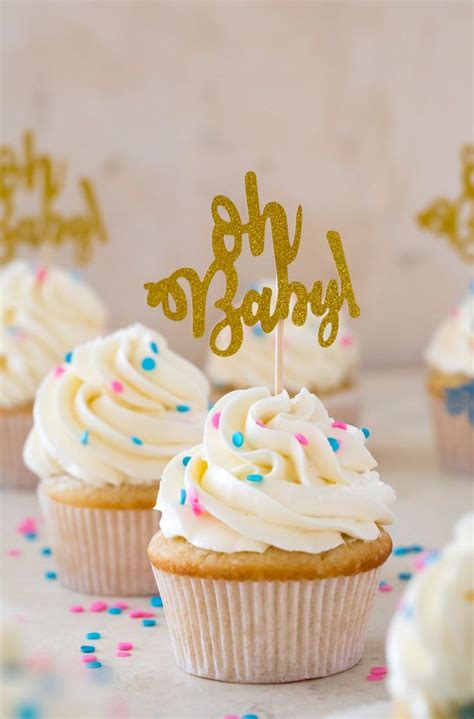 With fantastic ideas for the food, decorations, and big reveal, our selection throw a gender reveal party and get everyone excited for your little one! A sweet and simple recipe for Gender Reveal Cupcakes! Fill them with either pink or blue sprinkl ...