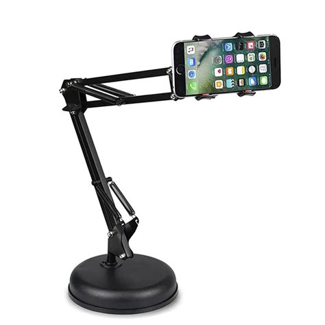 Metal Long Arm Lazy Phone Holder Mobile Phone Flexible Bed Desk Table