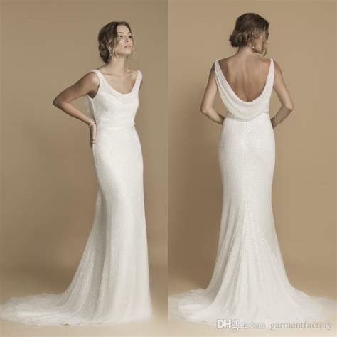 Buy lace cowl neck dresses and get the best deals at the lowest prices on ebay! Greek Goddess Cowl Back Wedding Dress Fall 2016 Mermaid ...