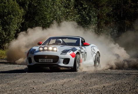 Jaguar Creates F Type Rally Car Concepts Tribute To Xk 120