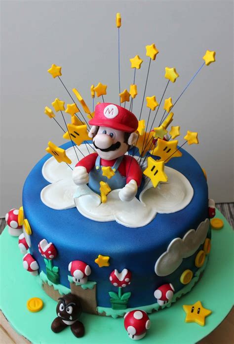 Best super mario birthday cake from super mario bros cake. Super Mario Bros Exploding Cake - CakeCentral.com