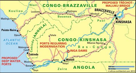 Congo River On Map Of Africa Map