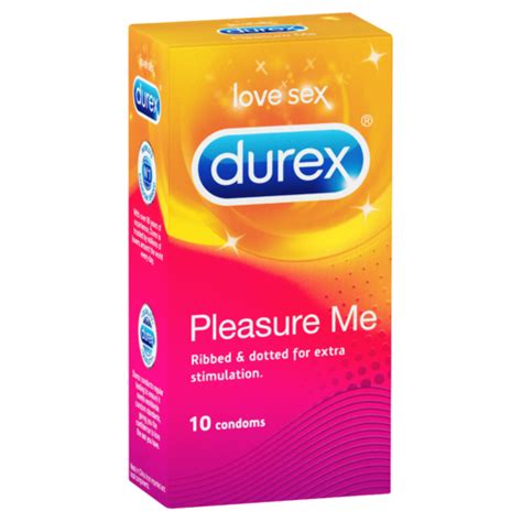 However, don't assume you know what she prefers. Durex Pleasure Me Condom 10 Pack