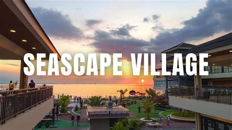 4K HDR Seascape Village Lovely Sunset And Night Walk Pasay