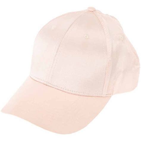 Pink Blush Satin Baseball Cap 14 Liked On Polyvore Featuring Accessories Hats Satin Hat