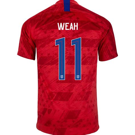 All player jersey numbers are subject to change at any time. 2019 Timothy Weah USMNT Away Jersey - Soccer Master