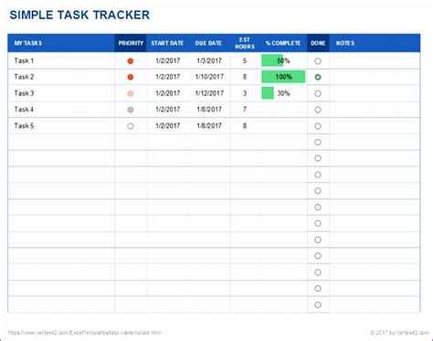 6 Project Tracking Template Excel 2010 Excel Templates