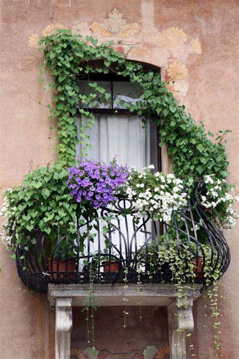 Fixing a vertical garden system with drip irrigation makes another incredible idea in the long list of balcony garden ideas for keeping the balcony looking spacious and neat is to grow plants in planters that run. 30 Inspiring Small Balcony Garden Ideas - Amazing DIY ...