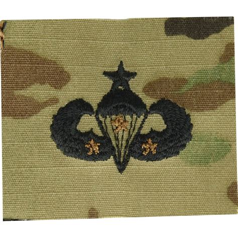 Army Senior Combat Parachutist 3rd Award Badge Sew On Ocp Ocp