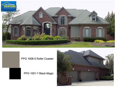 A deep, dark black makes a statement in any room. PPG 1008-5 Roller Coaster | Exterior painters, Exterior ...