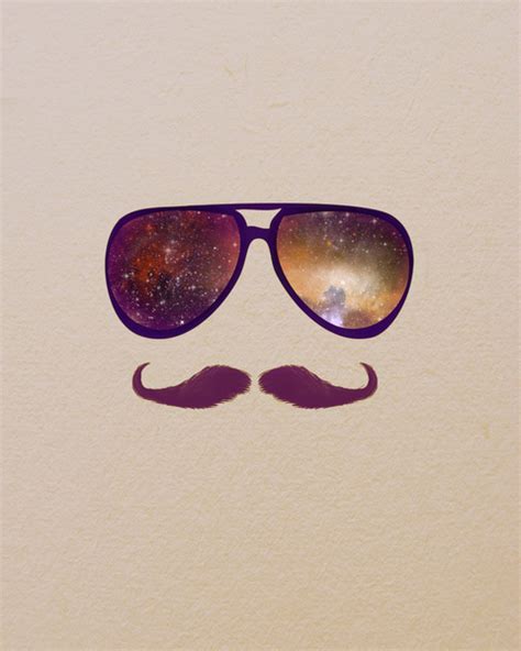 Free Download Galaxy Mustache Wallpaper Vintage Galaxy Glasses And