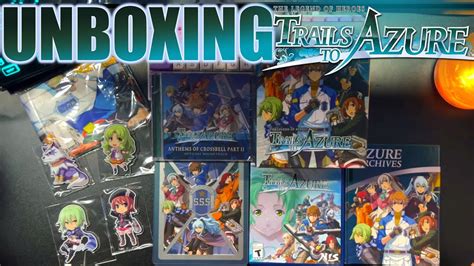 The Legend Of Heroes Trails Azure Collectors Edition Unboxing 『ps4