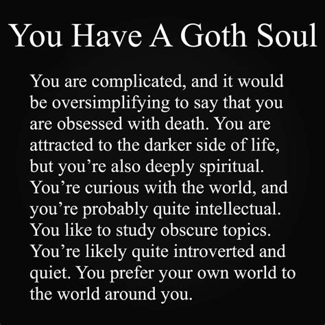 Dark Side Complicated The Darkest Gothic Death Spirituality Facts