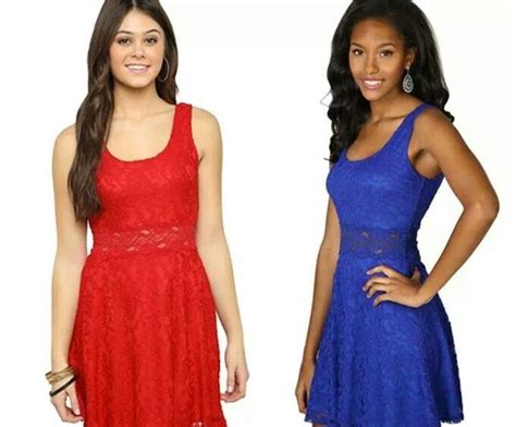 Blue Or Red Blue Red Dresses Lace Formal Dresses Fashion Dress Es