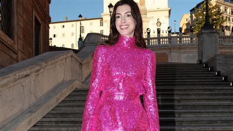 Anne Hathaway Is A Barbie Girl In A Barbie World At Valentino British