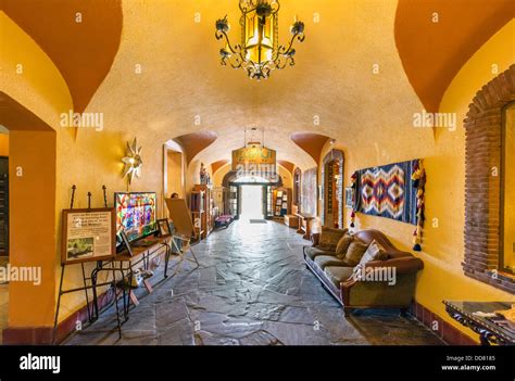 Entrance Hall Of The Historic La Posada Hotel Winslow Arizona Usa