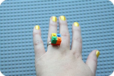 Lego Rings Lego Necklace Lego Ring Tutorial