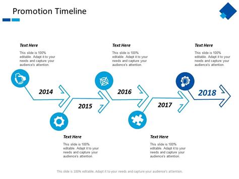 Promotion Timeline Year Process Ppt Powerpoint Presentation Layouts